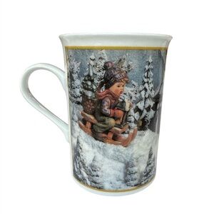 M.I. Hummel The Artist November porcelain coffee mug Danbury Mint cup
